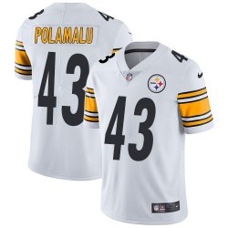 Pittsburgh Steelers #43 Troy Polamalu Nike white Color Rush Limited Jersey