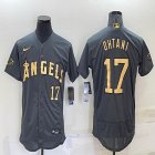 2022 MLB All-Star Nike Los Angeles Angels #17 Shohei Ohtani gray Flexbase Authentic Collection Jersey-BD