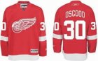 Detroit Red Wings 30 CHRIS OSGOOD Red vintage hockey jerseys