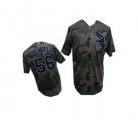 Chicago White sox 56# BUEHRLE Camo jersey