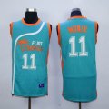 2015 Flint Tropics #11 Ed Monix skyblue basketball Jersey