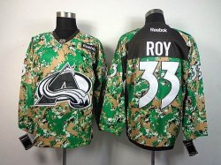 Reebok Colorado Avalanche ROY 33# green camo NHL Jersey