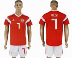 2018 World cup Russia #7 POLOZ red soccer jersey home