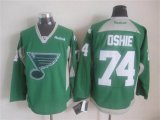 2015 reebok St Louis Blues 74# T.J Oshie green nhl hockey Jersey