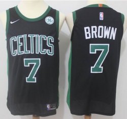 Nike Boston Celtics #7 Jaylen Brown black NBA basketball Jersey