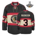 Keith Magnuson Jersey 3 Black New Third Chicago Blackhawks Jerseys