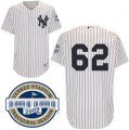 New York Yankees Joba Chamberlain 62# white Jersey