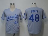 MLB Jerseys Kansas City Royals 48 Soria Grey jersey