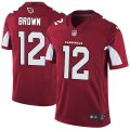 Arizona Cardinals #12 John Brown red nike Color Rush Limited Jersey