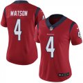 Women Houston Texans #4 Deshaun Watson red Color Rush Limited Jersey