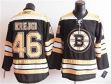 BOSTON BRUINS 46 KREJCI Black nhl jerseys