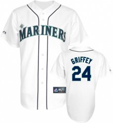 seattle mariners 24 GRIFFEY White baseball jerseys