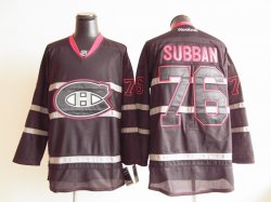 Montreal Canadiens 76# Subban black NHL Jerseys