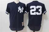 New York Yankees #23 dark blue throwback baseball Jerseys