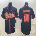 Nike Kansas City Chiefs #10 Isiah Pacheco black baseball jerseys Joint name-BD 01