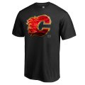 Men's Calgary Flames Fanatics Branded Black Midnight Mascot Big & Tall T-Shirt