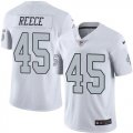 Oakland Raiders #45 Reece Nike White Color Rush Limited Jersey