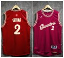 Cleveland Cavaliers #2 Kyrie Irving red 2016 NBA Christmas Jersey