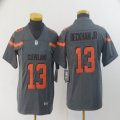 Youth Nike Cleveland Browns #13 Cleveland Browns Odell Beckham Jr gray NFL Jersey Inverted version