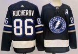 Adidas Tampa Bay Lightning #86 Nikita Kucherov darkblue hockey jerseys-pd