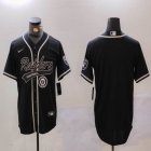 Nike Oakland Raiders black baseball jerseys Joint name-BD 01