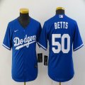 Youth Los Angeles Dodgers Mookie Betts Nike blue 2020 Away Official Authentic Player Jersey