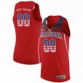 Custom Arizona Wildcats red ncaa basketball jersey 001