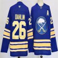 Buffalo Sabres #26 Rasmus Dahlin blue NHL hockey jersey-PD.webp