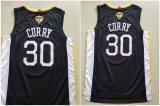 Nike Golden State Warriors #30 Stephen Curry black 2018 finals nba basketball jerseys