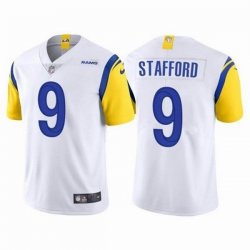 Nike Rams Matthew Stafford #9 white Color Rush Limited Jersey