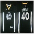 Golden State Warriors Harrison Barnes #40 black NBA Revolution 30 Jersey