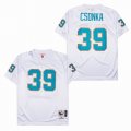 Miami Dolphins 39 Larry Csonka white 1972 Throwback nfl Jerseys-SG