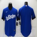 New Nike Los Angeles Dodgers blank blue majestic baseball jerseys