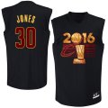 Cleveland Cavaliers #30 Jones Black Champion NBA Jerseys