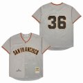 San FrSan Francisco Giants #36 Gaylord Perry gray Throwback 1962 baseball jersey-SG