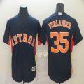 Houston Astros #35 Justin Verlande blue MLB baseball Jerseys