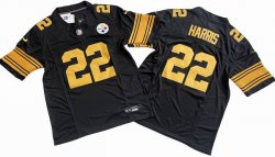 Pittsburgh Steelers 22# Najee Harris black Nike Vapor F.U.S.E. Limited Jersey