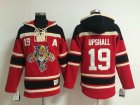 Florida Panthers #19 Scottie Upshall Red Ice Hockey Hooded Sweatshirt(1)