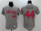 Chicago Cubs Anthony Rizzo #44 Gray Home 2016 Mothers Day Flex Base Jersey