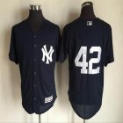 2016 New York Yankees #42 Mariano Rivera dark blue Flexbase Authentic Collection Jersey