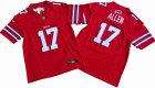 Buffalo Bills 17# Josh Allen red Nike Vapor F.U.S.E. Limited Jersey 03