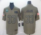 New York Jets #33 Jamal Adams Nike Camo 2019 Salute to Service Limited Jersey