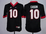 Youth Georgia Bulldogs Jacob Eason #10 black college football jersey