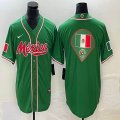 2023 World Cup Mexico blank green majestic baseball jerseys 59