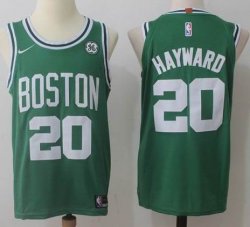 Nike Boston Celtics #20 Gordon Hayward green NBA basketball Jersey