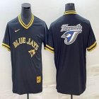 Nike Toronto Blue Jays blank black majestic baseball Jerseys