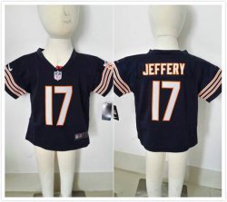 nike Chicago Bears Alshon Jeffery #17 Blue nfl children jerseys