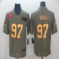 San Francisco 49ers #97 Nick Bosa green gold Nike Camo 2019 Salute to Service Retired Limited Jersey