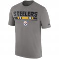 Pittsburgh Steelers Nike Sideline Legend Staff Performance T-Shirt - Charcoal