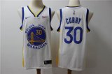 Nike Golden State Warriors 30 Stephen Curry white nba jersey-S8